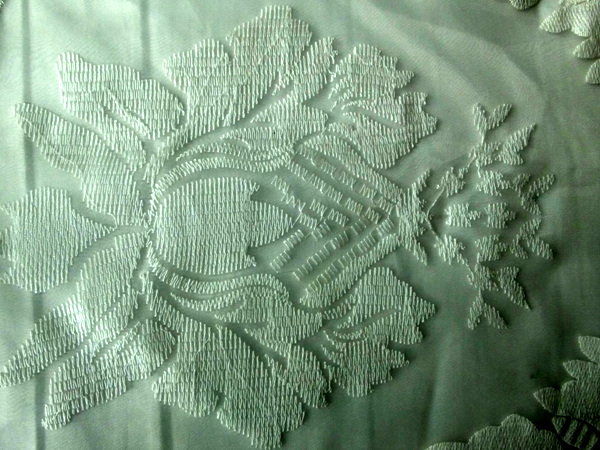 Chiffon embroidery