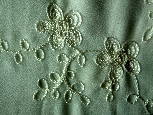 Chiffon embroidery