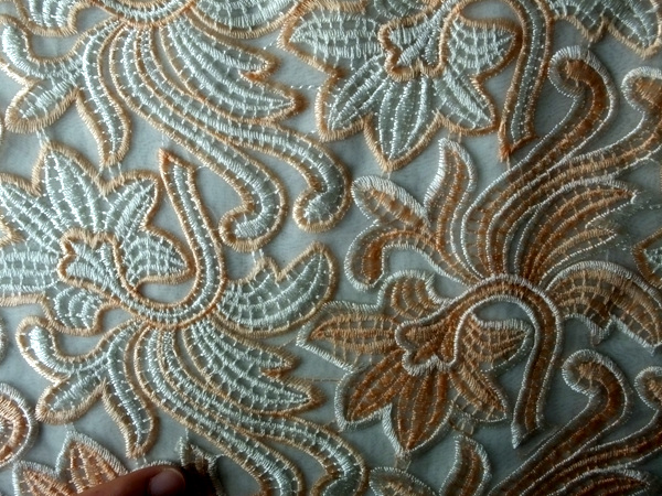 Chiffon embroidery